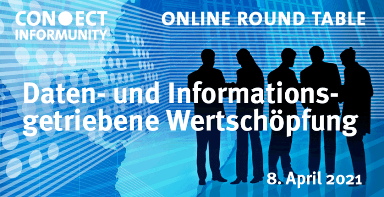 CONECT Online Round Table Daten und informationsgetriebene Wertschoepfung