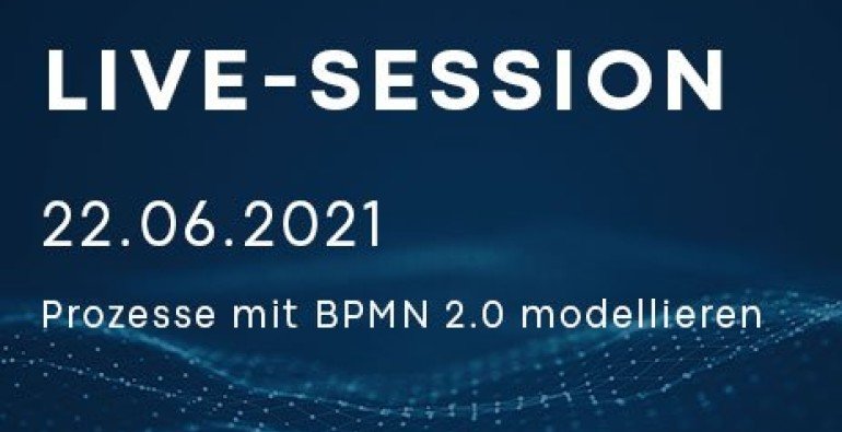 Newseintrag Kachel Live Session BPMN Grundlagen